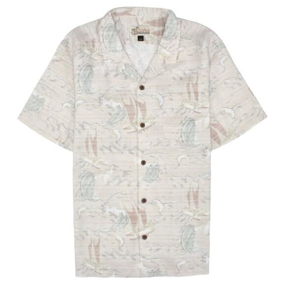 Patagonia Pataloha Men's Limited Edition Hawaiian Short Sleeve Button Shirt M - Picture 1 of 8